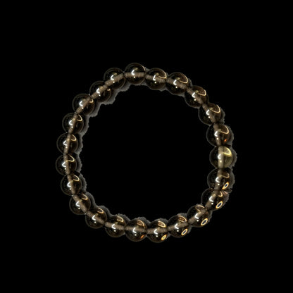 High-Clarity Smoky Quartz Bracelet