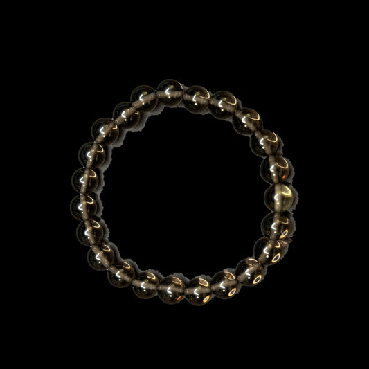 High-Clarity Smoky Quartz Bracelet